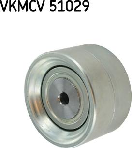 SKF VKMCV 51029 - Parazīt / Vadrullītis, Ķīļrievu siksna www.autospares.lv