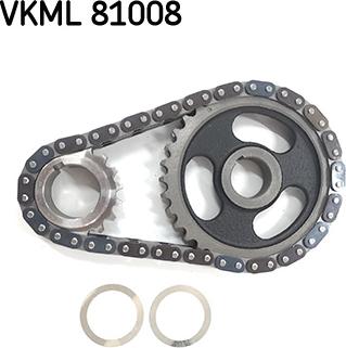 SKF VKML 81008 - Sadales vārpstas piedziņas ķēdes komplekts www.autospares.lv