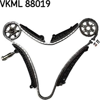 SKF VKML 88019 - Sadales vārpstas piedziņas ķēdes komplekts www.autospares.lv