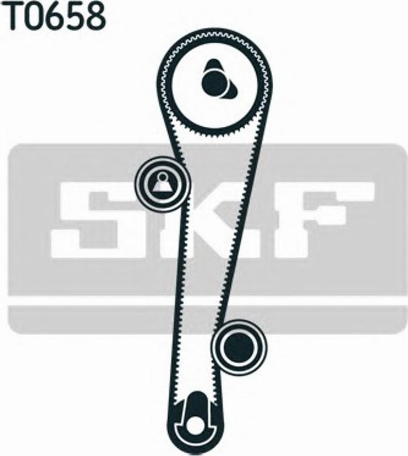 SKF VKMS 95655 - Комплект зубчатого ремня ГРМ www.autospares.lv