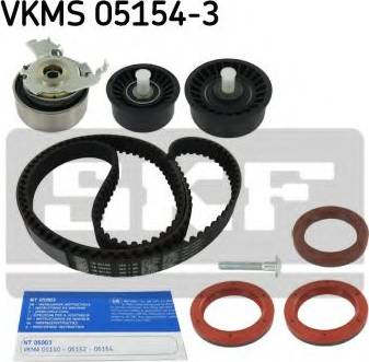 SKF VKMS 05154-3 - Zobsiksnas komplekts www.autospares.lv