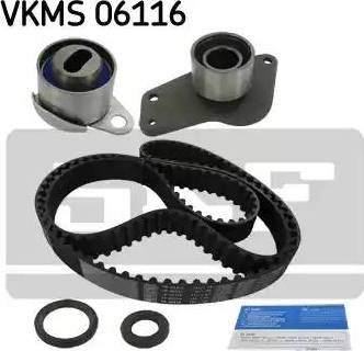 SKF VKMS 06116 - Комплект зубчатого ремня ГРМ www.autospares.lv