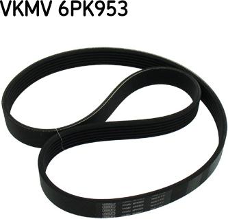 SKF VKMV 6PK953 - Поликлиновой ремень www.autospares.lv