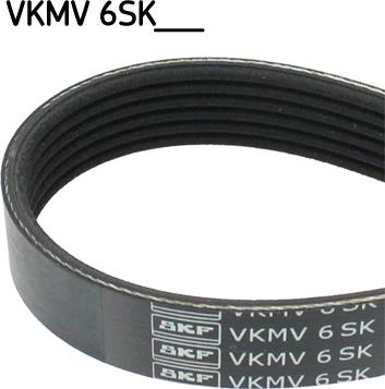 SKF VKMV 6SK989 - Ķīļrievu siksna www.autospares.lv