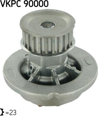 SKF VKPC 90000 - Ūdenssūknis autospares.lv