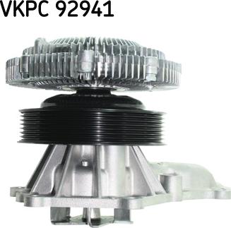 SKF VKPC 92941 - Ūdenssūknis www.autospares.lv