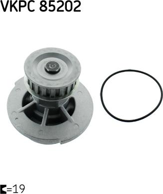 SKF VKPC 85202 - Ūdenssūknis autospares.lv