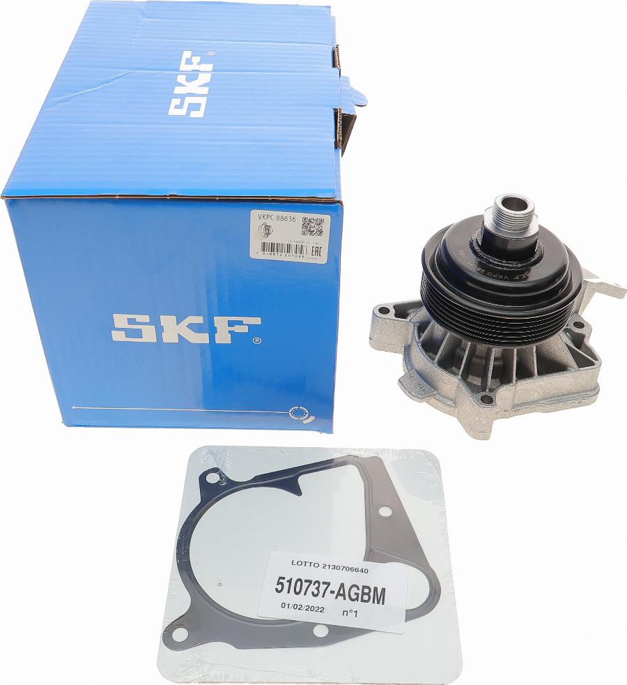 SKF VKPC 88636 - Water Pump www.autospares.lv