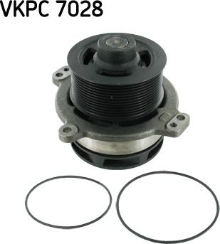 SKF VKPC 7028 - Ūdenssūknis www.autospares.lv