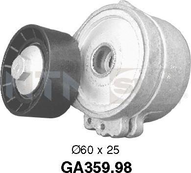 SNR GA359.98 - Pulley, v-ribbed belt www.autospares.lv