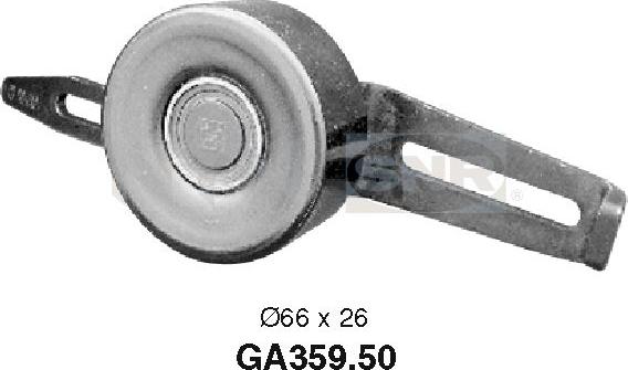 SNR GA359.50 - Pulley, v-ribbed belt www.autospares.lv