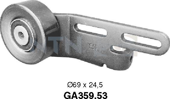 SNR GA359.53 - Ролик, поликлиновый ремень www.autospares.lv