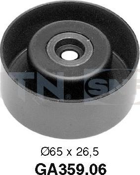 SNR GA359.06 - Pulley, v-ribbed belt www.autospares.lv