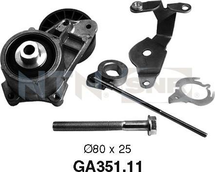 SNR GA351.11 - Parazīt / Vadrullītis, Ķīļrievu siksna www.autospares.lv