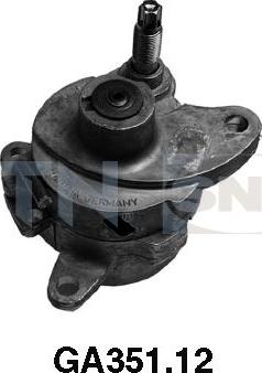 SNR GA351.12 - Ролик, поликлиновый ремень www.autospares.lv