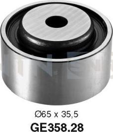 SNR GE358.28 - Deflection / Guide Pulley, timing belt www.autospares.lv