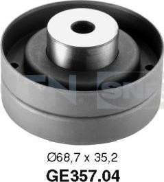 SNR GE357.04 - Deflection / Guide Pulley, timing belt www.autospares.lv