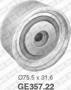 SNR GE357.22 - Parazīt / Vadrullītis, Zobsiksna www.autospares.lv