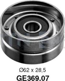 SNR GE369.07 - Deflection / Guide Pulley, timing belt www.autospares.lv