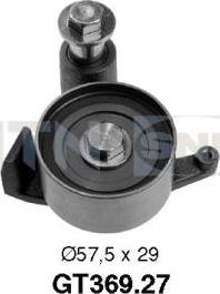 SNR GT369.27 - Tensioner Pulley, timing belt www.autospares.lv