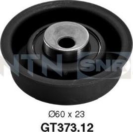 SNR GT373.12 - Tensioner Pulley, timing belt www.autospares.lv