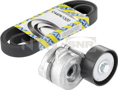 SNR KA853.01 - V-Ribbed Belt Set www.autospares.lv