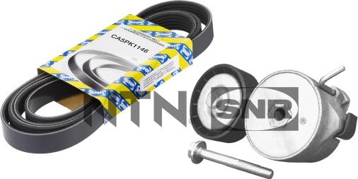 SNR KA852.05 - V-Ribbed Belt Set www.autospares.lv