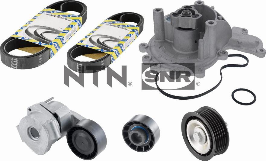 SNR KAP859.440 - Ūdenssūknis + ķīļrievu siksnas komplekts autospares.lv