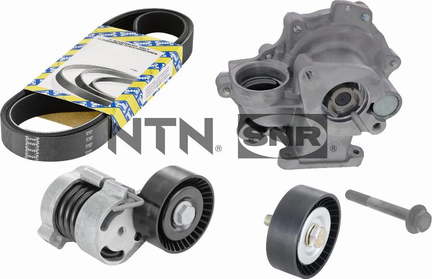 SNR KAP850.010 - Ūdenssūknis + ķīļrievu siksnas komplekts www.autospares.lv