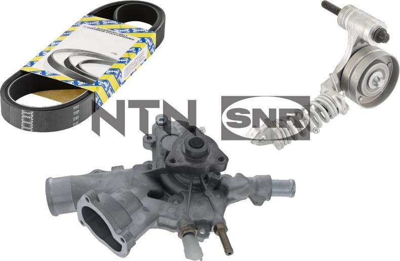 SNR KAP853.020 - Ūdenssūknis + ķīļrievu siksnas komplekts autospares.lv