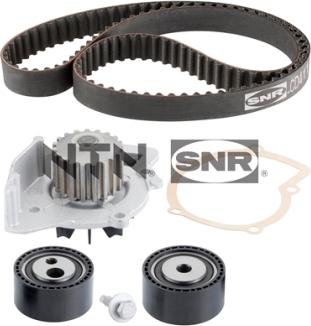 SNR KDP459.490 - Водяной насос + комплект зубчатого ремня ГРМ www.autospares.lv