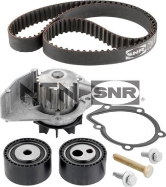 SNR KDP459.530 - Водяной насос + комплект зубчатого ремня ГРМ www.autospares.lv