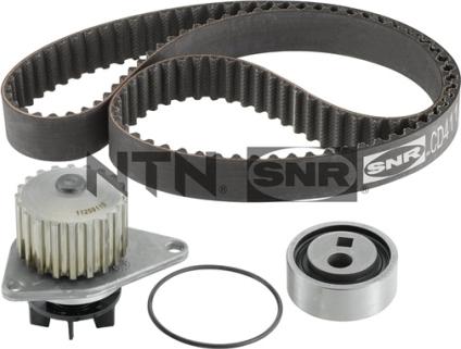 SNR KDP459.030 - Водяной насос + комплект зубчатого ремня ГРМ www.autospares.lv