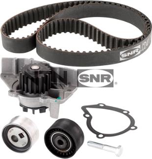 SNR KDP459.141 - Водяной насос + комплект зубчатого ремня ГРМ www.autospares.lv