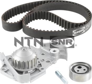 SNR KDP455.411 - Водяной насос + комплект зубчатого ремня ГРМ www.autospares.lv