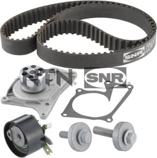 SNR KDP455.582 - Водяной насос + комплект зубчатого ремня ГРМ www.autospares.lv