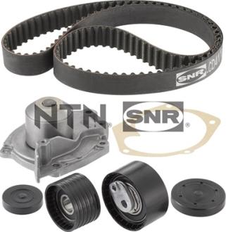 SNR KDP455.520 - Водяной насос + комплект зубчатого ремня ГРМ www.autospares.lv