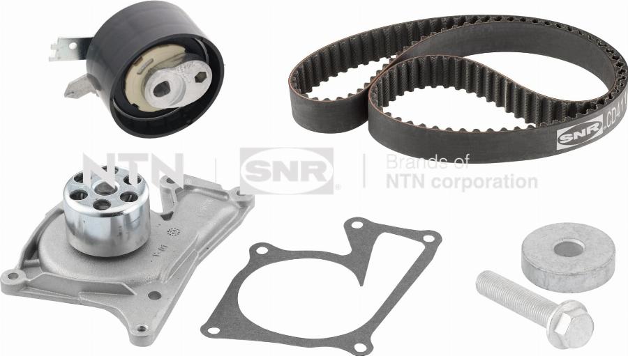 SNR KDP455.650 - Ūdenssūknis + Zobsiksnas komplekts www.autospares.lv