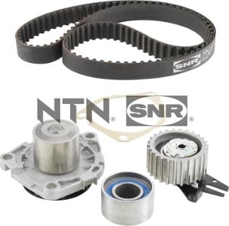 SNR KDP458.510 - Водяной насос + комплект зубчатого ремня ГРМ www.autospares.lv