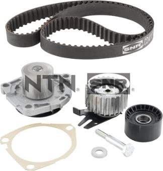 SNR KDP458.530 - Водяной насос + комплект зубчатого ремня ГРМ www.autospares.lv