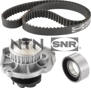 SNR KDP458.350 - Водяной насос + комплект зубчатого ремня ГРМ www.autospares.lv