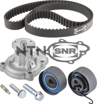 SNR KDP453.300 - Ūdenssūknis + Zobsiksnas komplekts autospares.lv