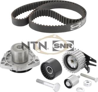 SNR KDP453.380 - Водяной насос + комплект зубчатого ремня ГРМ www.autospares.lv