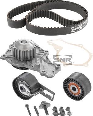 SNR KDP452.350 - Водяной насос + комплект зубчатого ремня ГРМ www.autospares.lv