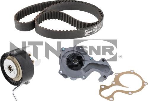 SNR KDP452.300 - Ūdenssūknis + Zobsiksnas komplekts www.autospares.lv