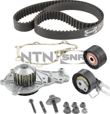 SNR KDP452.370 - Водяной насос + комплект зубчатого ремня ГРМ www.autospares.lv