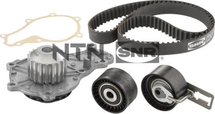 SNR KDP452.250 - Водяной насос + комплект зубчатого ремня ГРМ www.autospares.lv