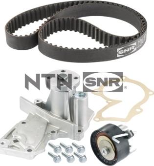 SNR KDP452.270 - Водяной насос + комплект зубчатого ремня ГРМ www.autospares.lv