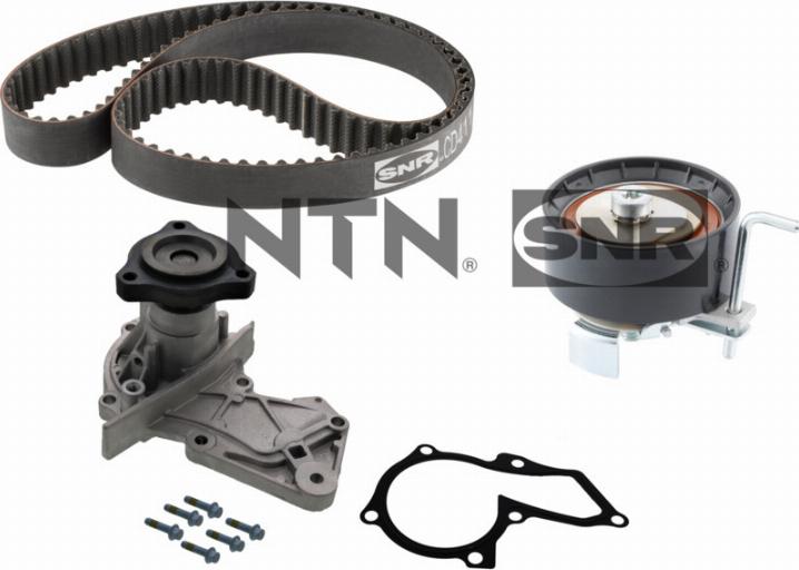 SNR KDP452.271 - Водяной насос + комплект зубчатого ремня ГРМ www.autospares.lv