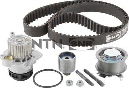 SNR KDP457.491 - Водяной насос + комплект зубчатого ремня ГРМ www.autospares.lv